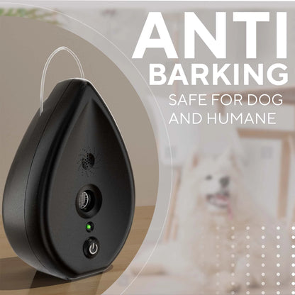 Ultrasonic anti-barking device designed to reduce dog barking safely without shock.